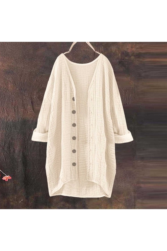 Women's Solid Blouse V Neck Long Sleeve Large Sizes Tunic V Neck Shirt Women's plus Size Sweaters Sweaters for Women plus Size 4x Nice Cardigans
