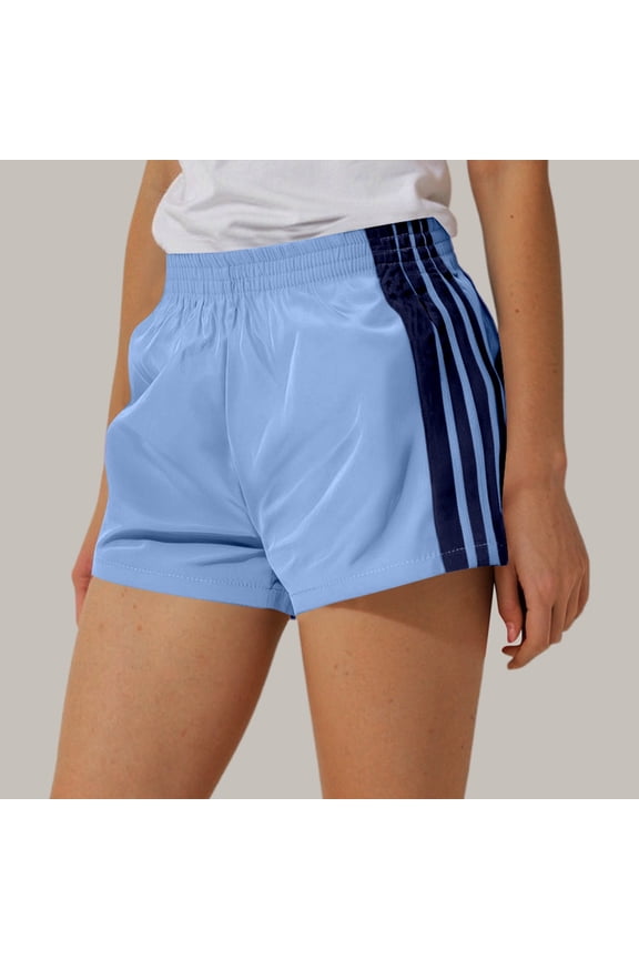 Women's Stretchy Casual Sport Shorts Short Sleeve Workout Tops for Women Shorts plus Size Women Workout Spandex Shorts for Women