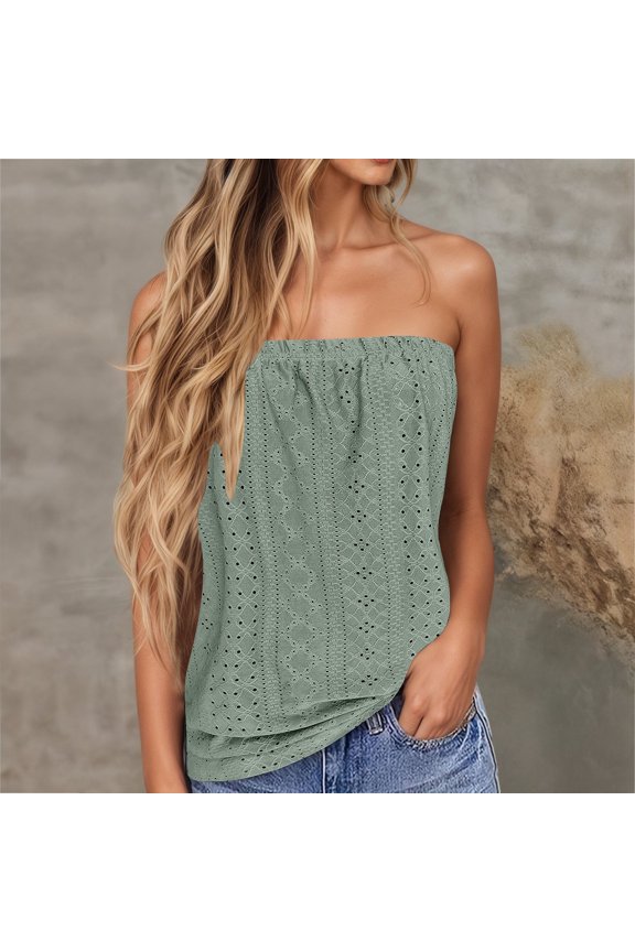 Women's Summer Tanks & With Hollow Design For Everyday Wear Trendy And Comfortable Pair With Jeans Or Casual Pants Ideal For Warm Weather Crop Girls Workout Too 4x Camisoles for Women