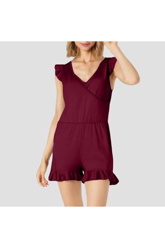 Women's Swimwear Tankini Set Summer Beachwear Bikini Top With Built In Bra And Short Flutter Sleeves Galaxy Skirts for Women Romper Bathing Suit for Women Swim Shorts Bathing Suit for Women