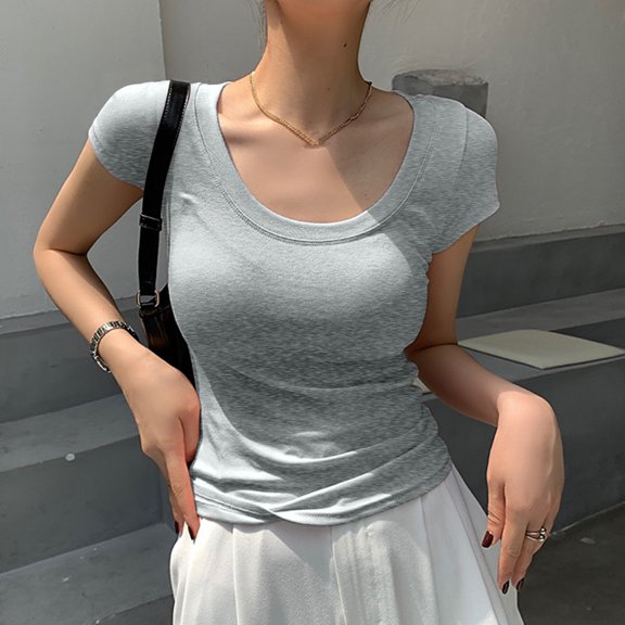 TIANZEN Women's T Shirts Short Sleeve Neck Basic Going Out Tops Fashion Slim Fit Tee Cloud Pro Thermal Shirt Women Thermal Long Sleeve for Men Thermal Underwear for Men