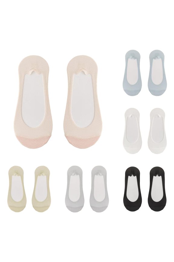 Women's Thin No Show Low Cut Liners Socks For Loafer Hidden Breathable Non Women Socks Winter Slipper