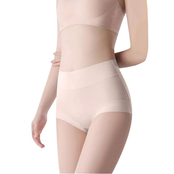 TIANZEN Women's Velvet High Waisted Class A Baby Pure Underwear Pure Crotch Women's Large Sized Seamless Underwear plus Size Thong Underwear Women Bikini Boy Short Panties