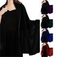 thumbnail image 1 of TIANZEN Women's Velvet Shawl And Wrap For Wedding Bridal Bridesmaid Outwear Evening Party Prom Dress Accessories Scarf Colorful Scarf Warm, 1 of 5