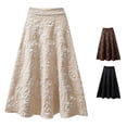 thumbnail image 1 of TIANZEN Womens Flower High Waist Skirt Midi Swing Skirt Tennis Skirt, 1 of 3