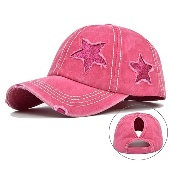TIANZEN Womens Ponytail Hat Baseball Cap High Messy Bun Ponycap Hats Quick Drying Mesh Hat Rowing Visor