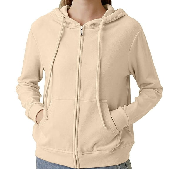 TIANZEN Zip Up Hoodies For Fall Casual Long Sleeve Sweatshirts 2025 Lightweight Comfort Soft Plus Size Jackets Tan Coats for Women Fall Fashion plus Size Winter Trench Coat Women Long