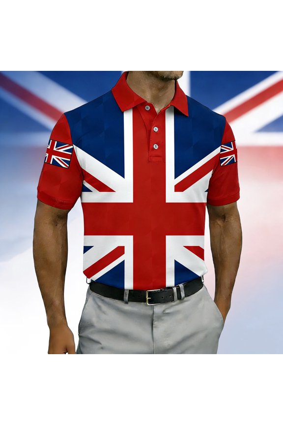 ’s Shirt With Button Front And Subtle Print Short Sleeve Performance For Wear And Everyday Comfort Medium Tall T Shirts for Men