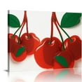 thumbnail image 1 of TIAOTIAOHOU Acrylic Cherries Wall Decor Cherries Wall Art Baby Girl Room Decor Cherries Nursery Decor Sweet Wall Decor for Teen Girls Kids Hanging Bedroom Bathroom Living Room, 1 of 4