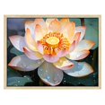 TIAOTIAOHOU Lotus Flower Water Droplets Yellow Centerpiece Modern