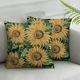 TIAOTIAOHOU Sunflower Pillow Covers, Yellow Floral Throw Pillow Covers