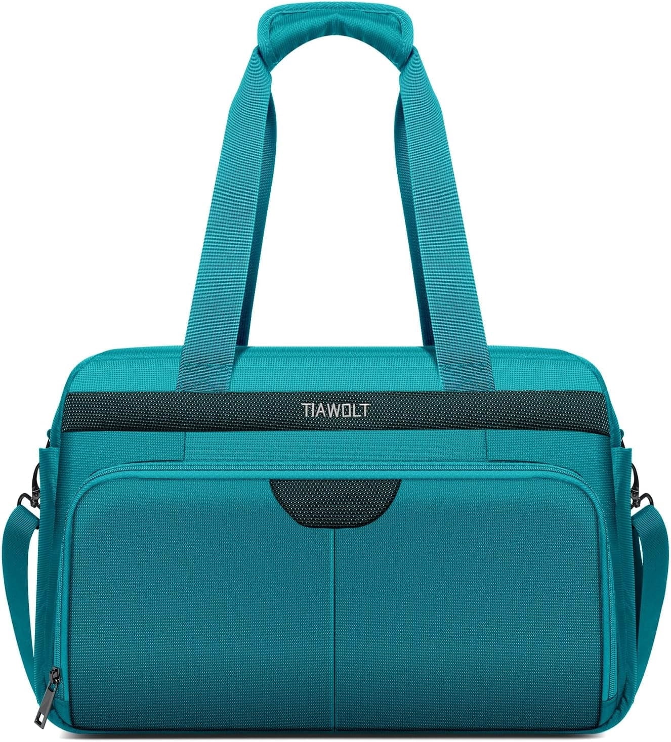 TIAWOLT Travel Duffle Bag Carry on Airline Approved Expandable Duffle Bag, Weekender Bag for Men and Women with Wet Pocket Large Compartment, Green