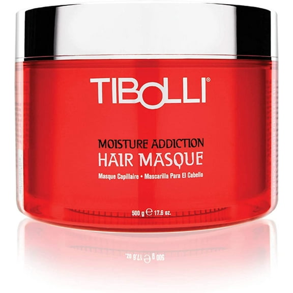 TIBOLLI Moisture Addiction Mask Deep Conditioning Masque (17.6 Fl oz/500g) Moisturizing Hydrating Smoothing Keratin Treatment for Anti Frizz Dry Damaged Color Treated Hair Repair Restoration Formula