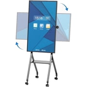 TIBURN Flip Board 55 S2 Smart Board, Android 13.0 4K UHD Smart Whiteboard with TIBURN HQ Eyes S2 Auto Framing Camera, Rotating Adaptive Smart Board, Digital Board for Home and Business with Stand