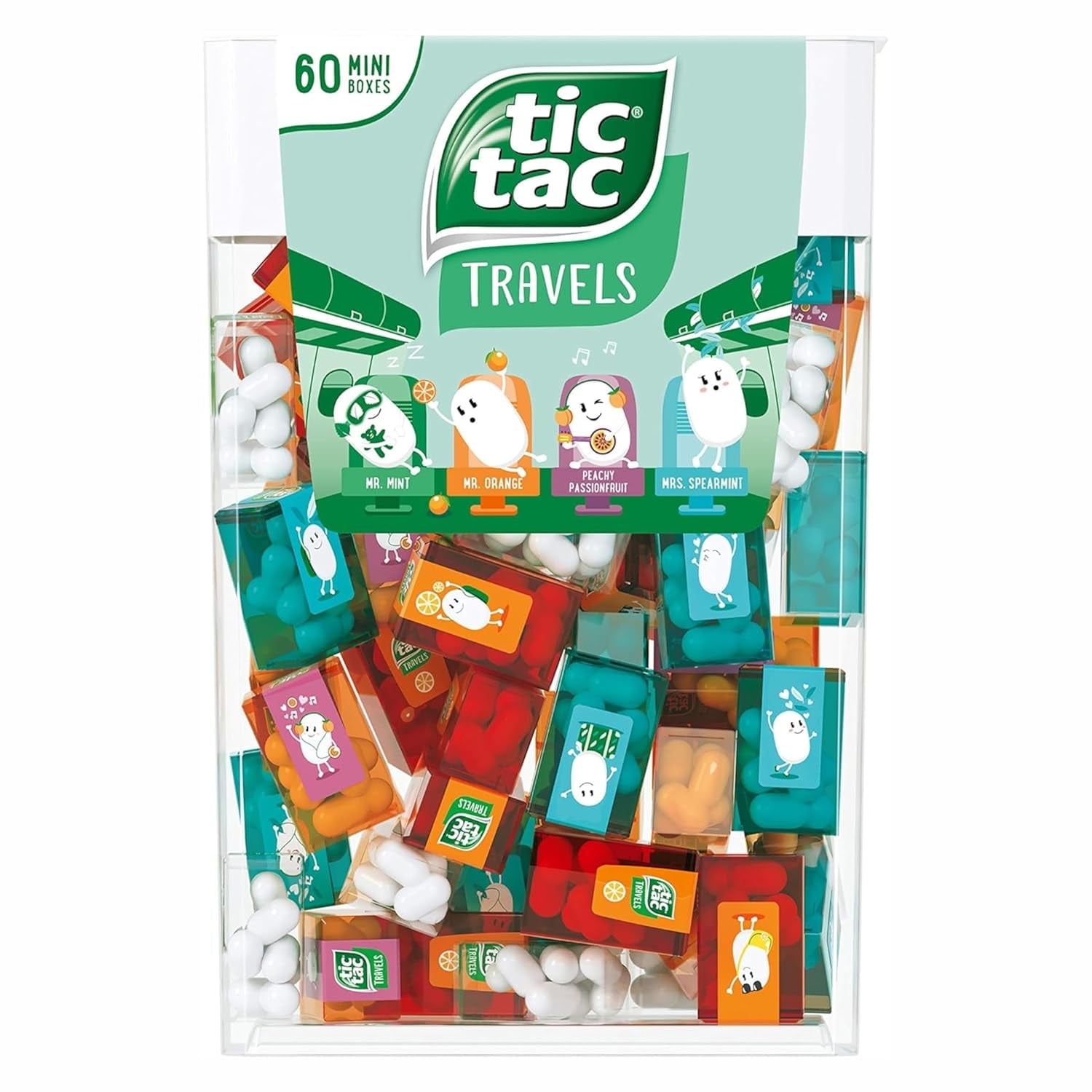 Tic Tac 60ミニボックスセット TIC TAC Box with 60 Mini Boxes (Mint, Orange, Spearmint