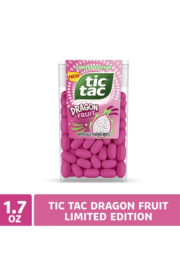 Dragon Fruit,  Pocket-sized Mints, Dragon Fruit Flavored On-the-Go Refreshment, 1.7 oz