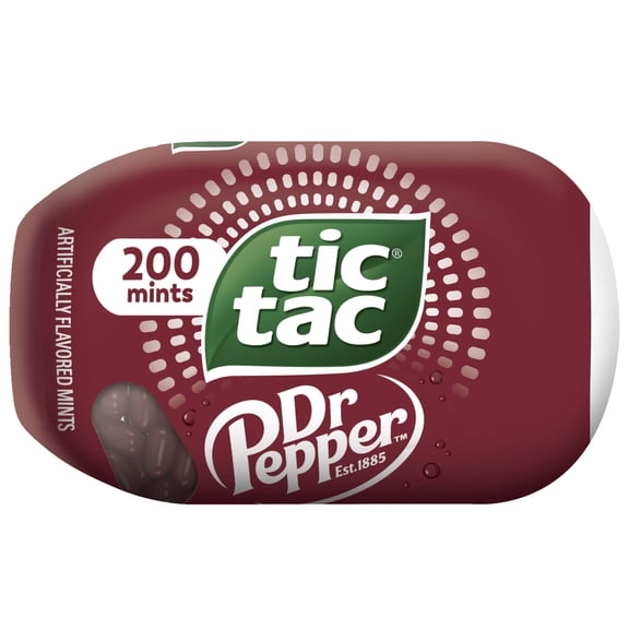Tic Tac Dr Pepper, Pocket-sized Mints, Dr Pepper Flavored On-the-Go Refreshment, 3.4 oz