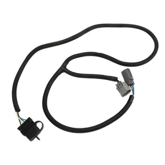 TICFOX 67 Inch Trailer Hitch Wiring Harness Kit, TG HW2J001B Electric Cable Set Replacement, with Dust Tight Cover and Protective Layer, Compatible Je-ep Wra-ngler JK 2 4 Door Unlimited 2007‑2018