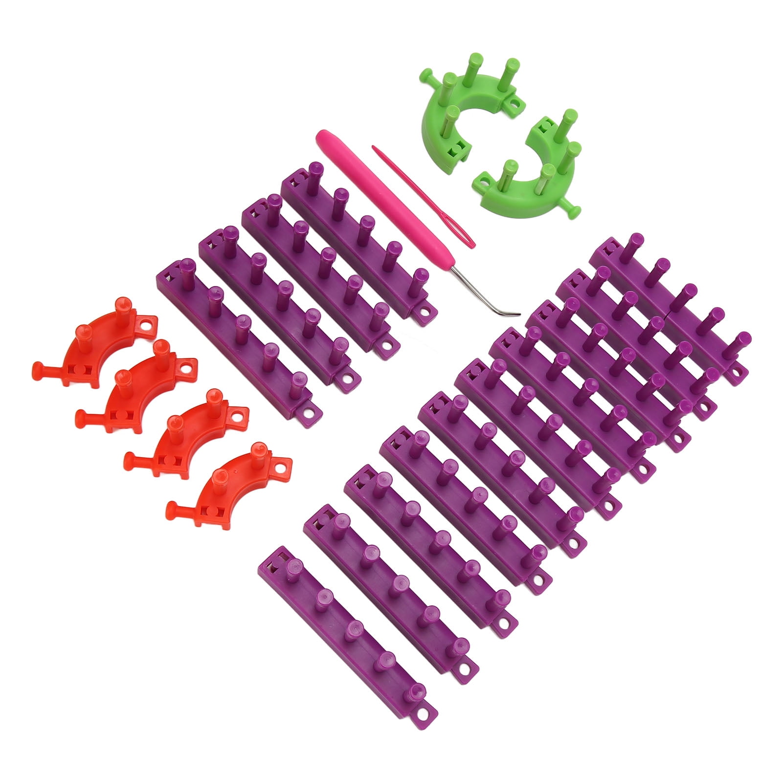 TICFOX Loom Knitting Kit Knitting Looms DIY Making Portable Plastic Ticfox loom knitting kit knitting looms diy making portable plastic