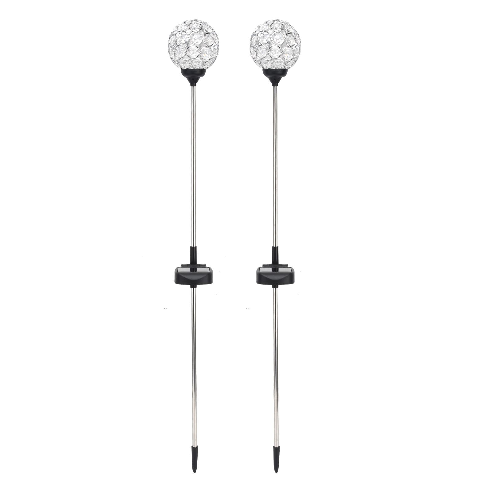 Verdant Touch Color Changing Landscape Light Solar Garden Lights Outdoor LED Globe Lamp Color Changing IP65 Waterproof for Pathway Lawn Courtyard Balcony