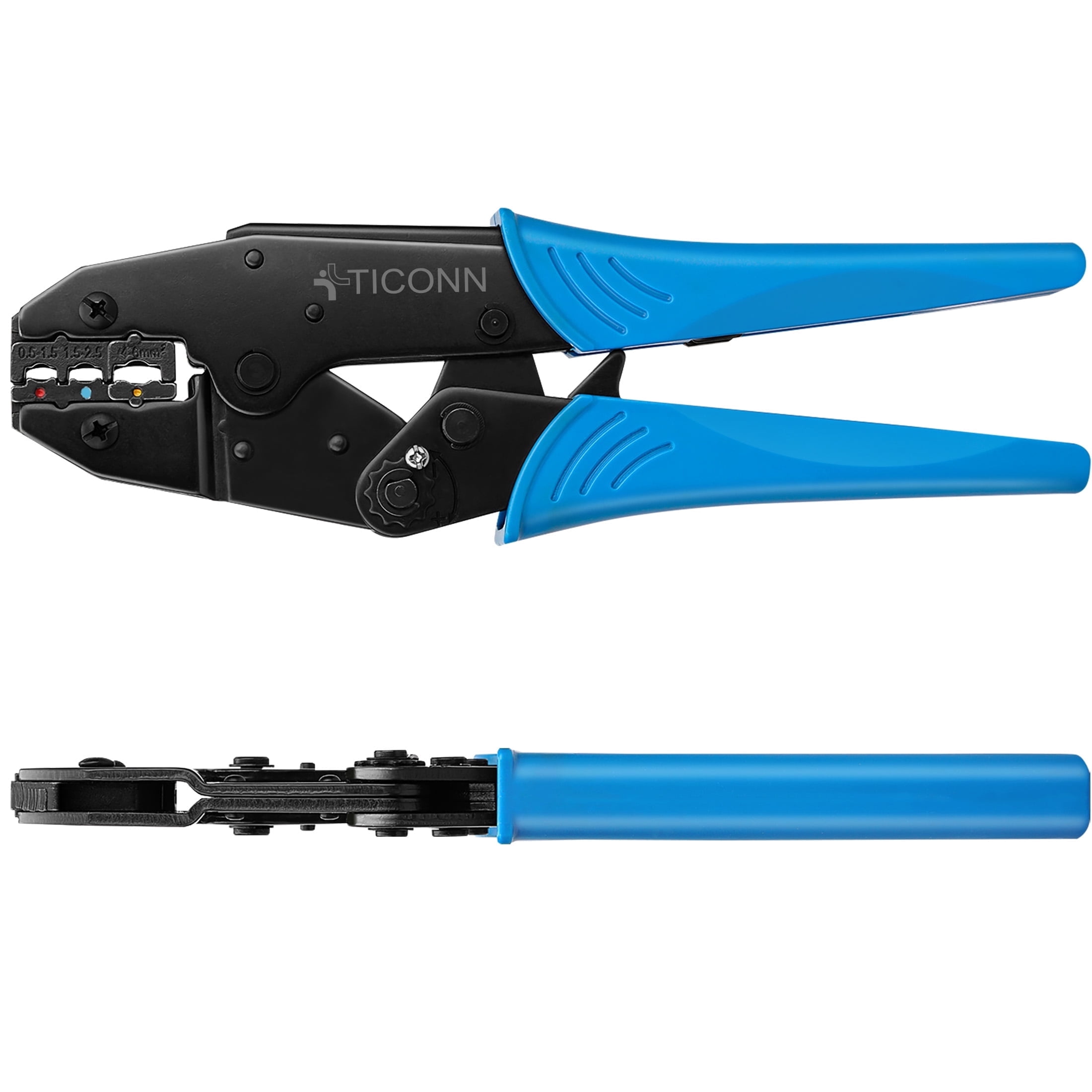 TICONN Ratcheting Wire Crimping Tool for Heat Shrink Connectors