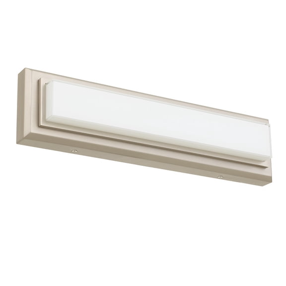 TICOZE 18 Inch Brushed Nickel Integrated LED Vanity Light Bar Modern Bathroom Vanity Light and Bathroom Wall Lights with 3CCT Selectable and Dual Mount Feature Dimmer Not Included