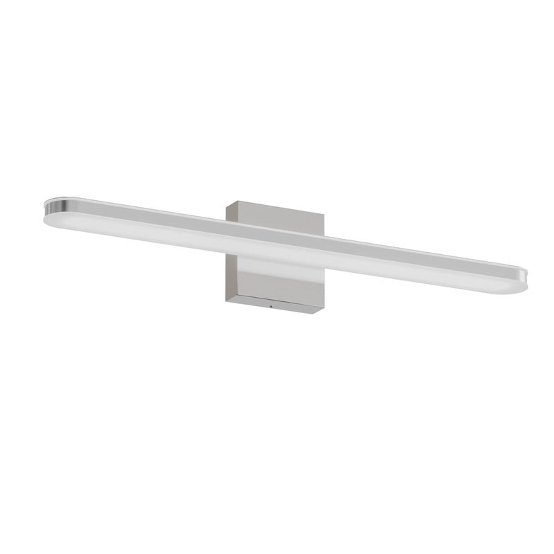 TICOZE 24" Chrome LED Vanity Light Bar - Dimmable 12W Bathroom Light Fixture, Waterproof Over Mirror Lighting for Wall/Sink, 6000K Daylight (23.6"L)