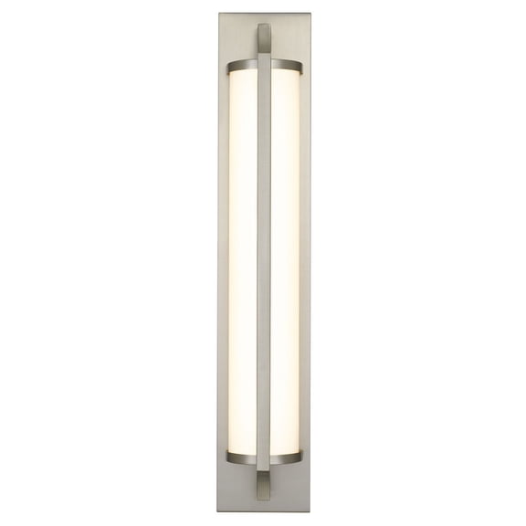 TICOZE 24 Inch Brushed Nickel Integrated LED Vanity Light Modern Bathroom Vanity Light and Bathroom Wall Lights with 3 Color Selectable and Dimmable Feature Dimmer Not Included