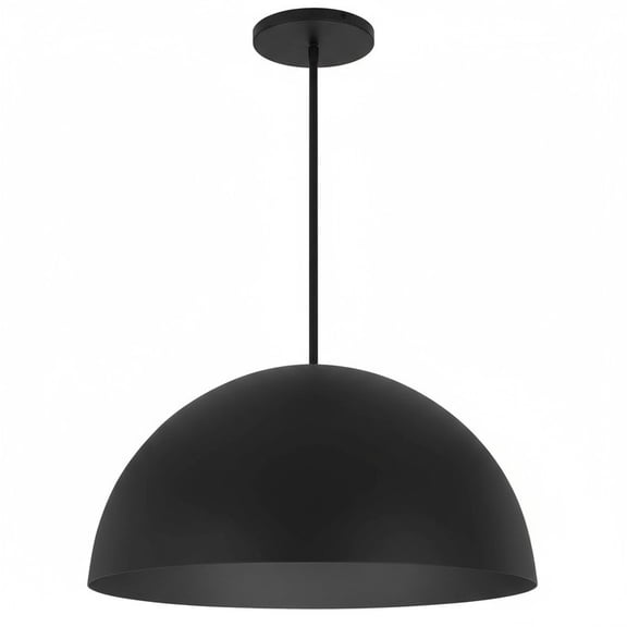 TICOZE 24 Inch Dimmable Black Energy-Smart LED Pendant Lights, Integrated 900lm 20W, 5 Selectable Color Temps 2700K-5000K
