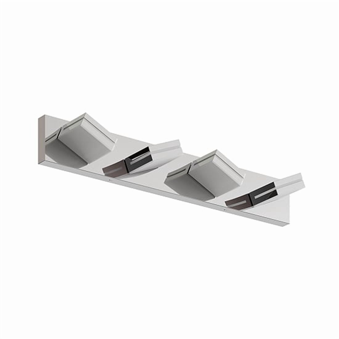 TICOZE 29.9" Modern Chrome 4-Light LED Vanity Light - Sleek Bathroom Mirror Fixture with Energy Saving Dimmable Bulbs