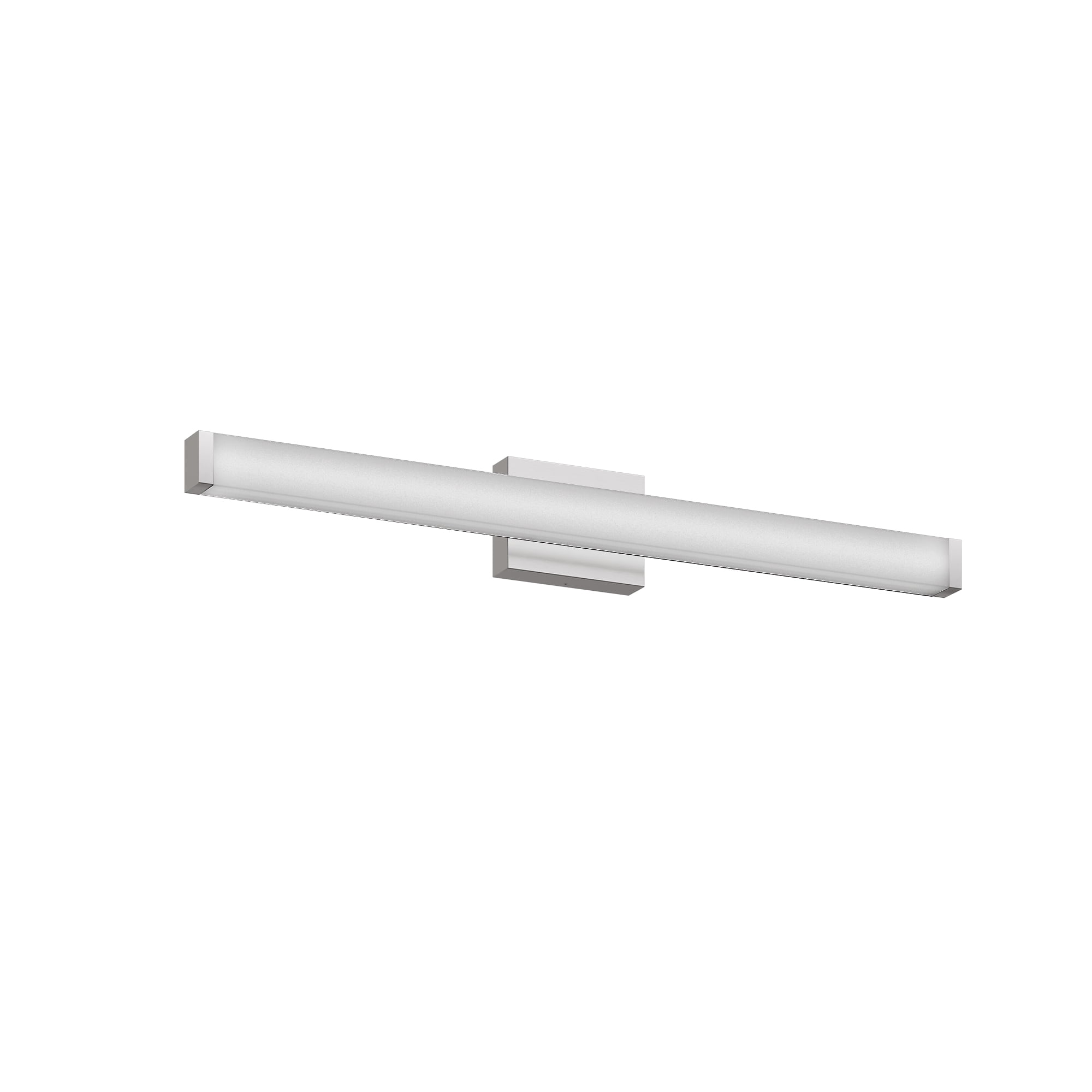 TICOZE 33 Inch Brushed Nickel Modern LED Vanity Light Bar, 18W 6000K Cool White, Energy-Saving Bathroom Mirror Lighting Fixture