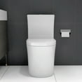 thumbnail image 1 of TICOZE Ultra-Compact 23-Inch One-Piece Toilet with Dual Flush (0.8/1.6 GPF), Double-Cyclone Flushing Technology, Easy-Clean Fully Skirted Design, and Quiet Soft-Close Seat for Small Bathrooms, 1 of 11