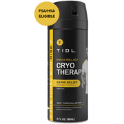 TIDL Cryotherapy Menthol Topical Pain Relief Spray for Body Aches & Pains, 3 oz
