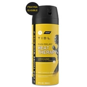 TIDL Heat Therapy Camphor Lidocaine Pain Relief Spray for Body Aches & Pains, 3 fl oz