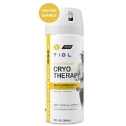 TIDL Max Strength Cryotherapy Menthol & Camphor Pain Relief Spray for Body Aches & Pains, 3 fl oz