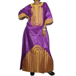 TIDOIRSA African Dresses for Women Embroidery Wedding Guest Maxi Party Dress with Scarf Walmart