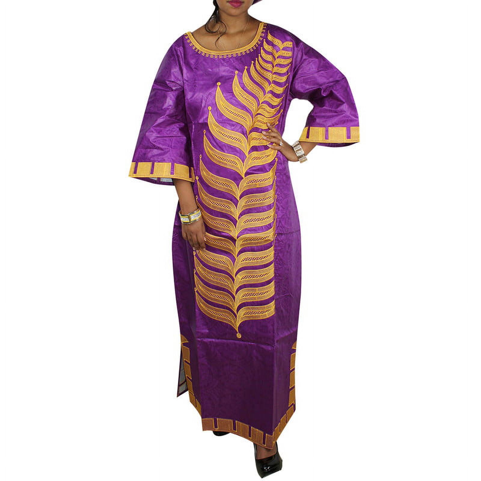 TIDOIRSA African Dresses For Women Elegant Classy Embroidery Scoop Neck ...