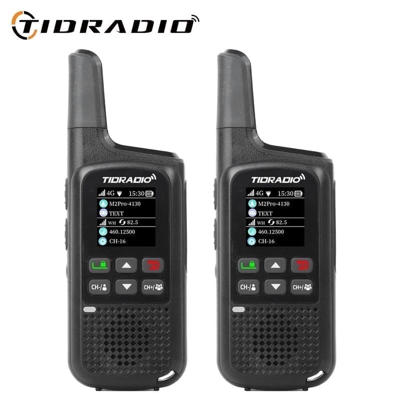 TIDRADIO TD-M2 PRO Global Rapid Walkie Talkie, Dual-PTT Dual-Mode Dual ...