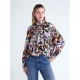 thumbnail image 1 of Scoop Women's and Women's Plus Tie Back Blouse, Sizes XS-4X, 1 of 6