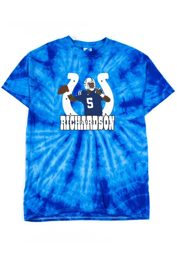 TIE-DYE Anthony Richardson Colts Logo Shirt T-Shirt