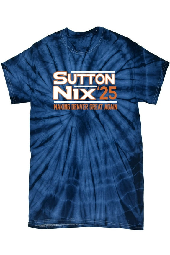 TIE-DYE Bo Nix Courtland Sutton Denver 2025 Shirt T-Shirt