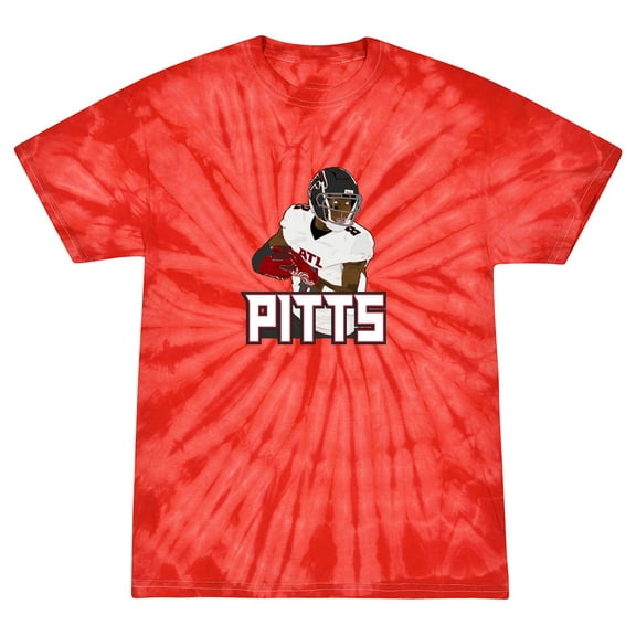 TIE-DYE Falcons Kyle Pitts Pic T-shirt