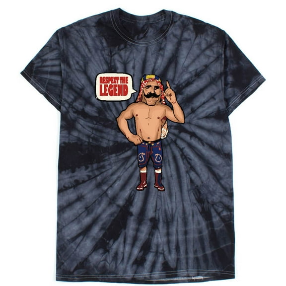 TIE-DYE Iron Sheik Respect The Legend Shirt T-Shirt