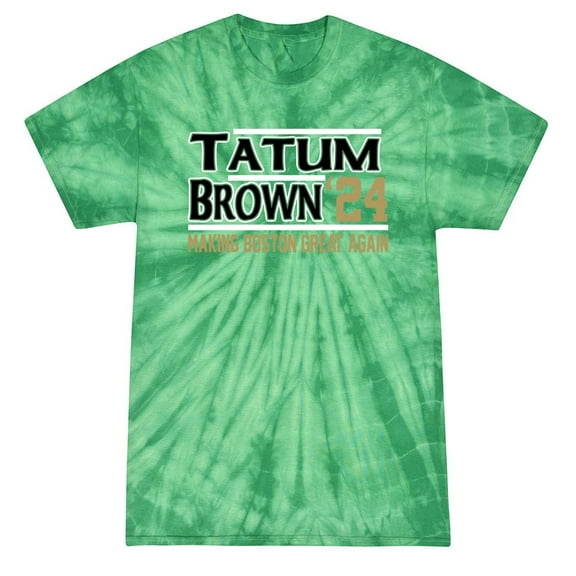 TIE-DYE Jayson Tatum Jaylen Brown 2024 Boston Shirt T-Shirt