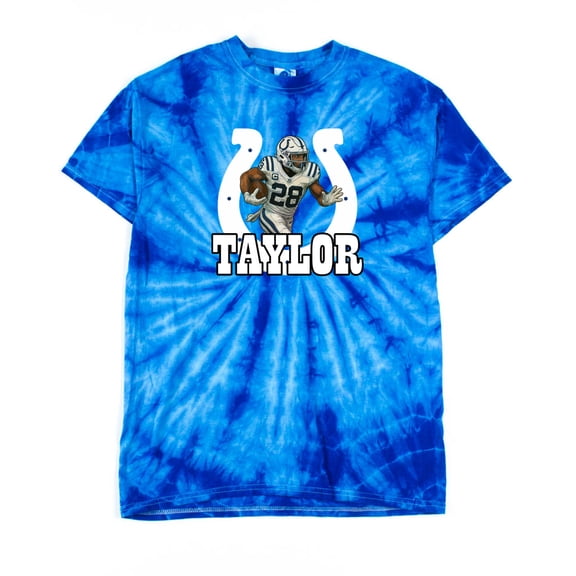 TIE-DYE Jonathan Taylor Indianapolis Indy Logo Shirt T-Shirt