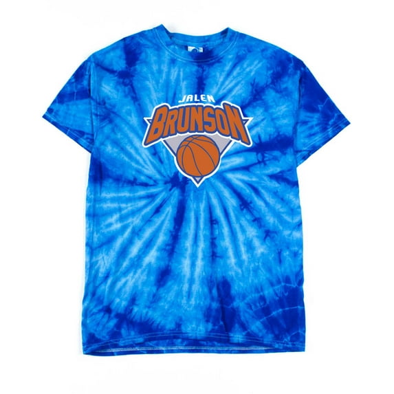 TIE-DYE Knicks Jalen Brunson Logo T-shirt