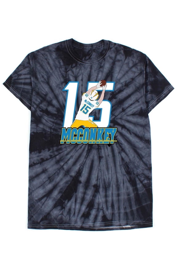 TIE-DYE Ladd McConkey Los Angeles 15 TD Shirt T-Shirt