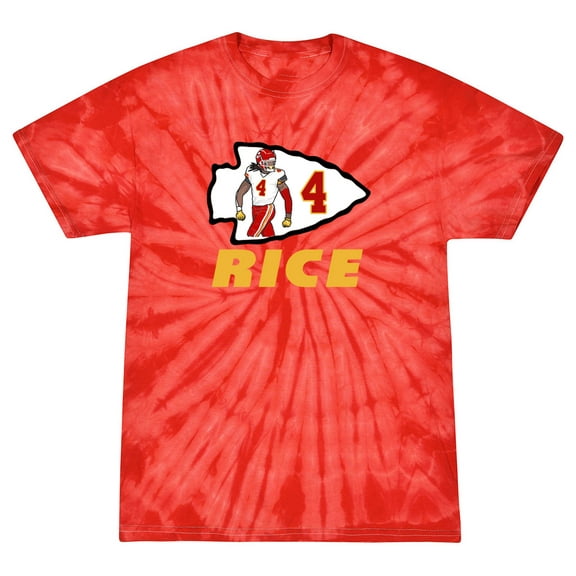 TIE-DYE Rashee Rice Chiefs Logo Touchdown Shirt T-Shirt