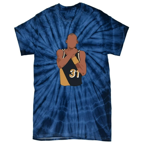 TIE-DYE Reggie Miller Indiana Choke Shirt T-Shirt