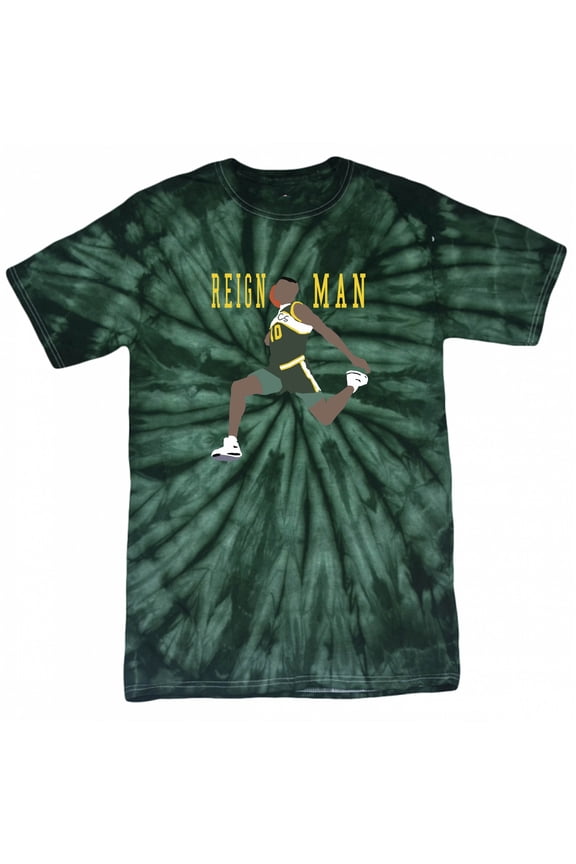 TIE-DYE Shawn Kemp Reign Man Seattle Shirt T-Shirt